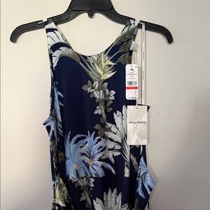 Tommy Bahama Women's Navy Tropical Tank Top